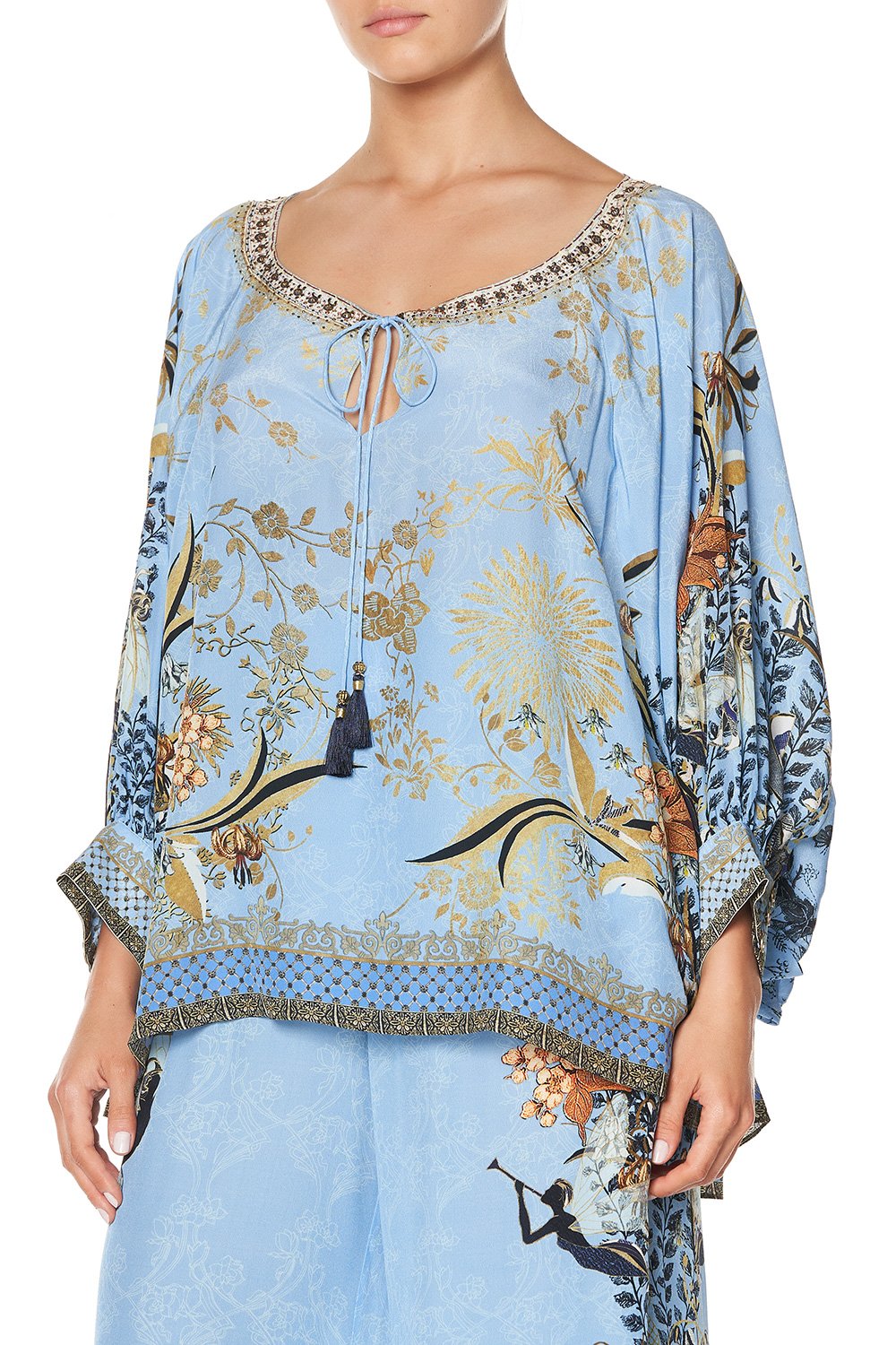 RAGLAN SLEEVE BLOUSE WITH CUFF FAIRY FOUNTAIN