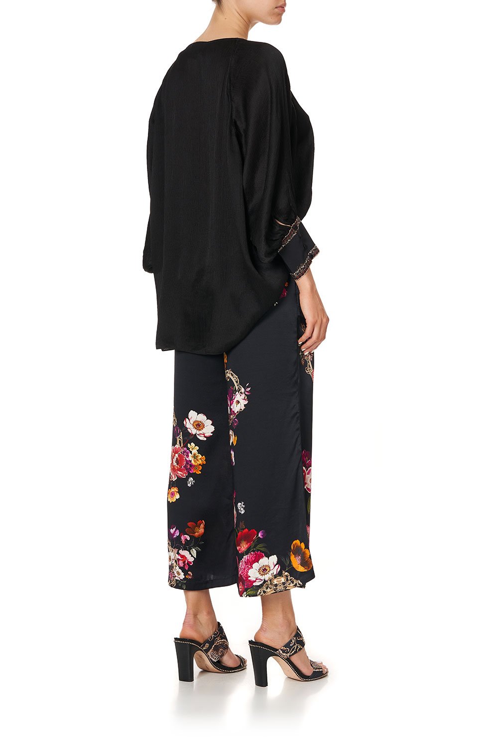 RAGLAN SLEEVE BUTTON UP TOP MIRROR MIRROR