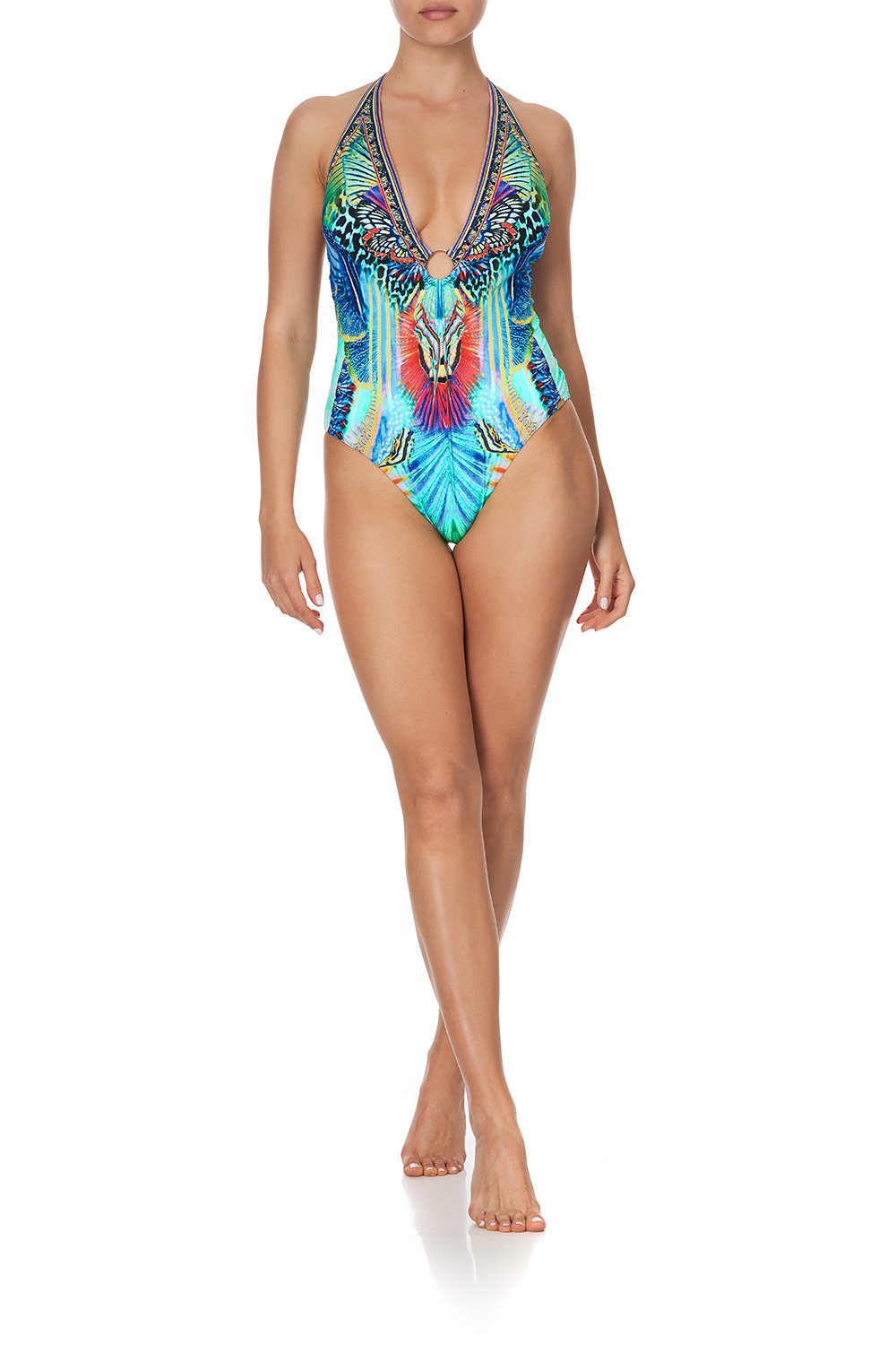 RING DETAIL PLUNGE V ONE PIECE REEF WARRIOR