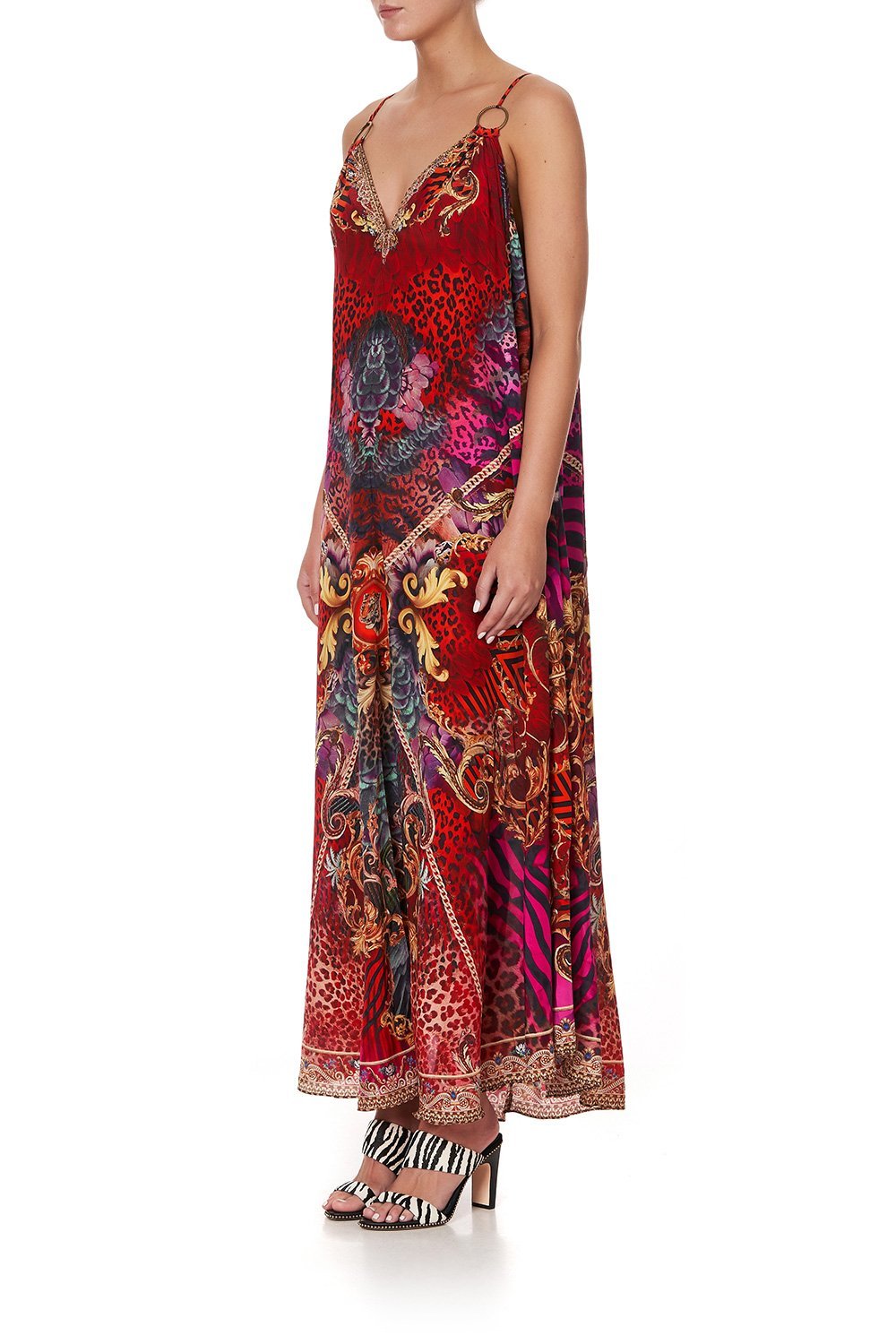 RING DETAIL STRAP DRESS SLAVE TO THE RHYTHM