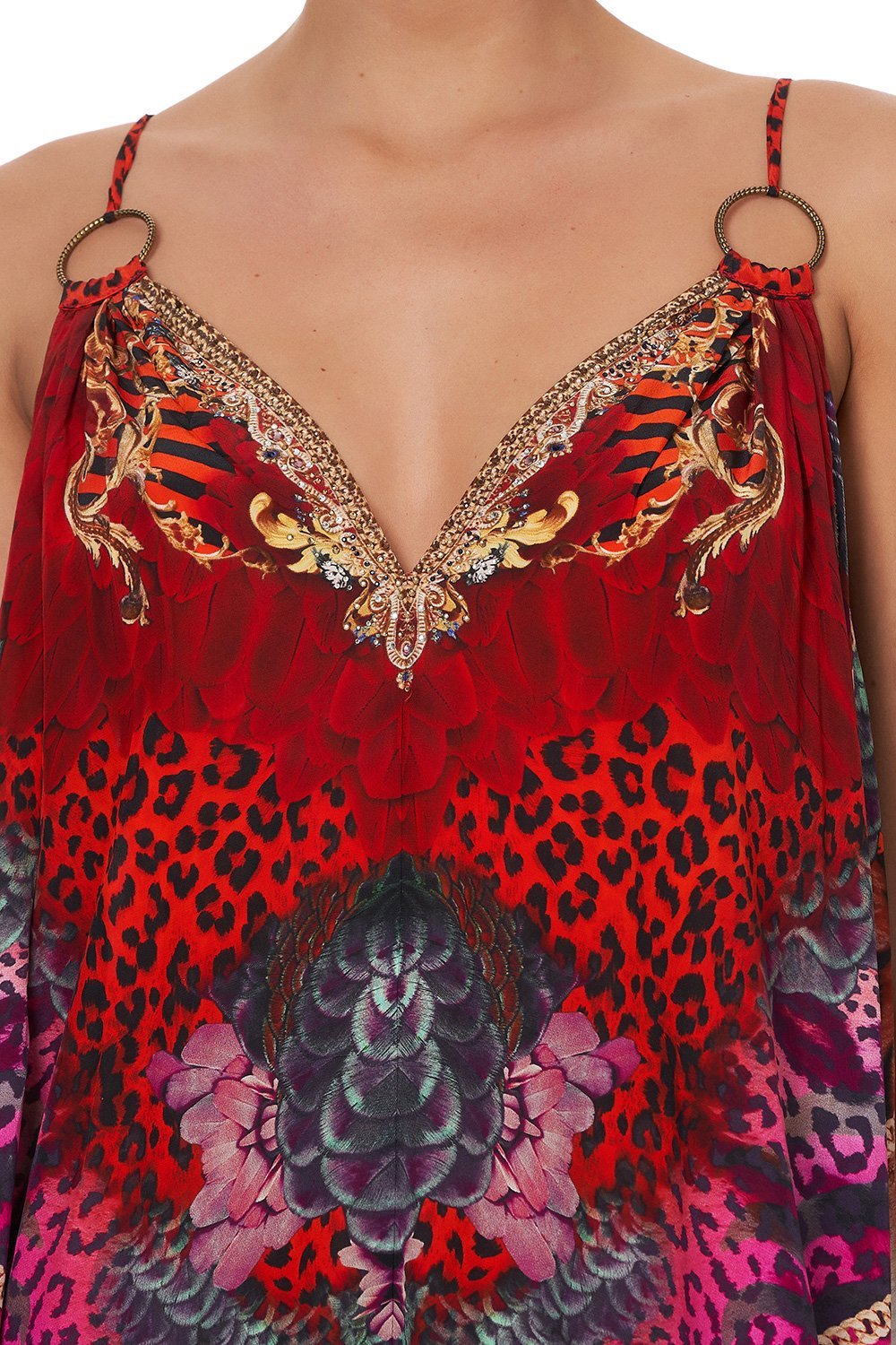 RING DETAIL STRAP DRESS SLAVE TO THE RHYTHM