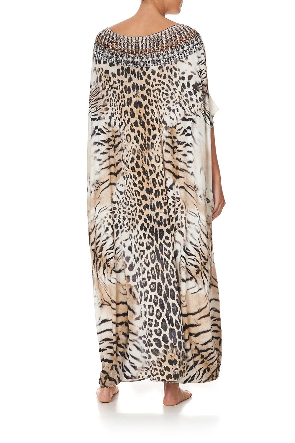 ROUND NECK KAFTAN JAGUAR