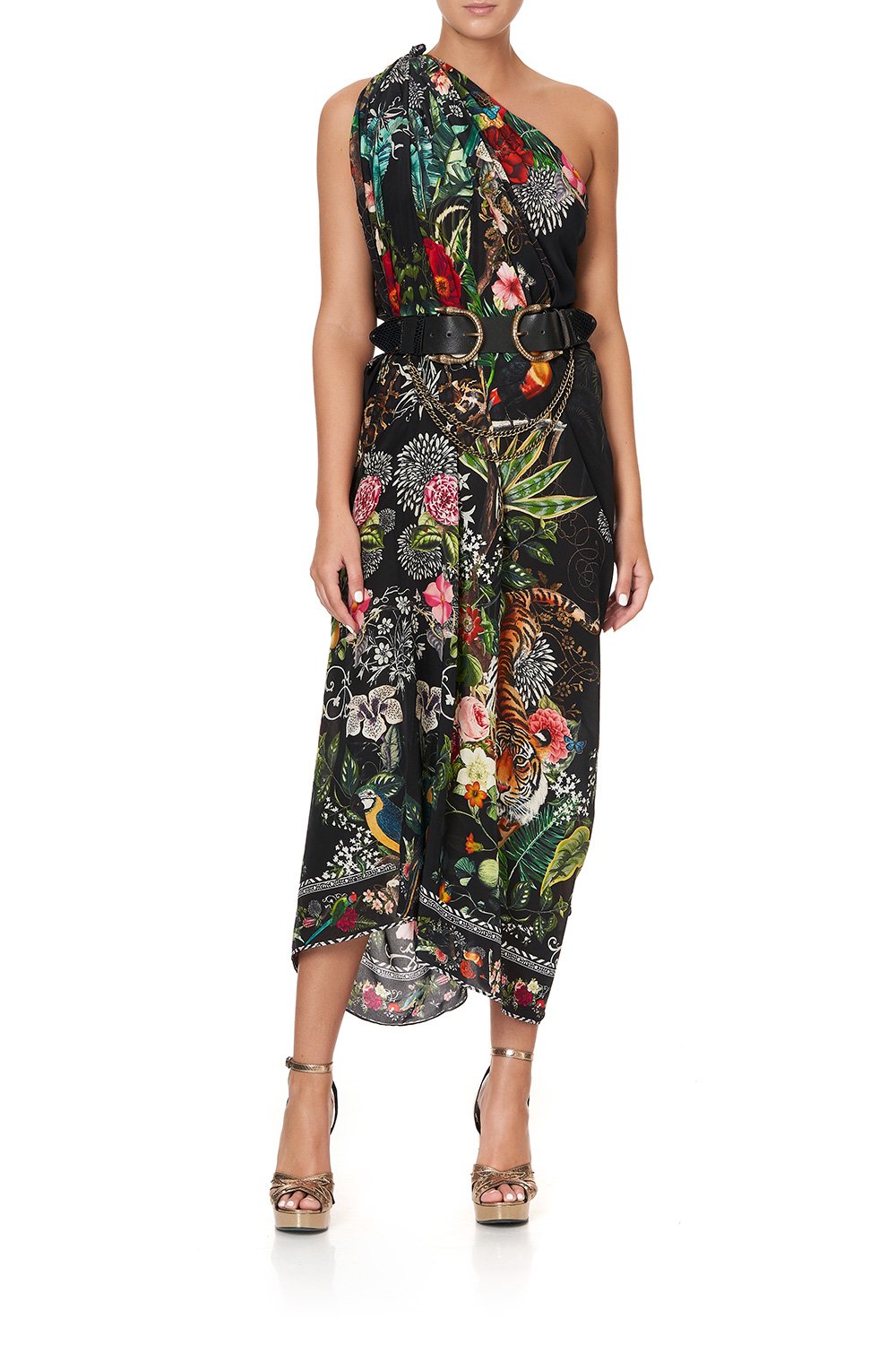 ROUND NECK KAFTAN RAISED WITH WOLVES