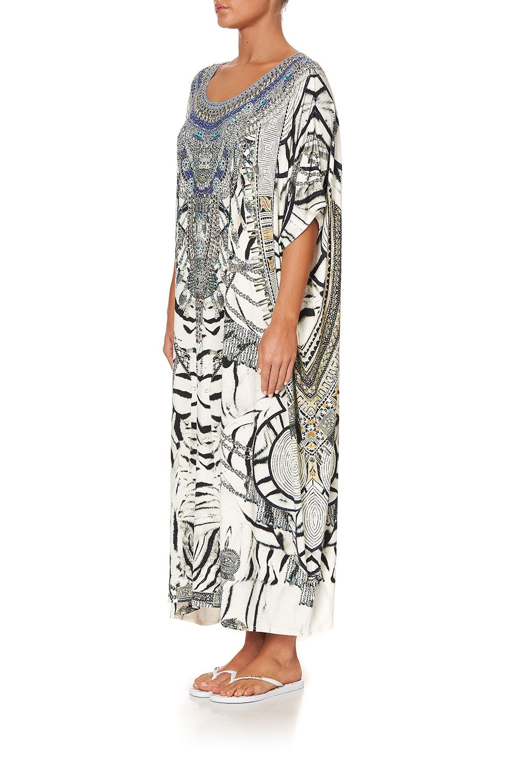 ROUND NECK LOUNGE KAFTAN WILD BELLE