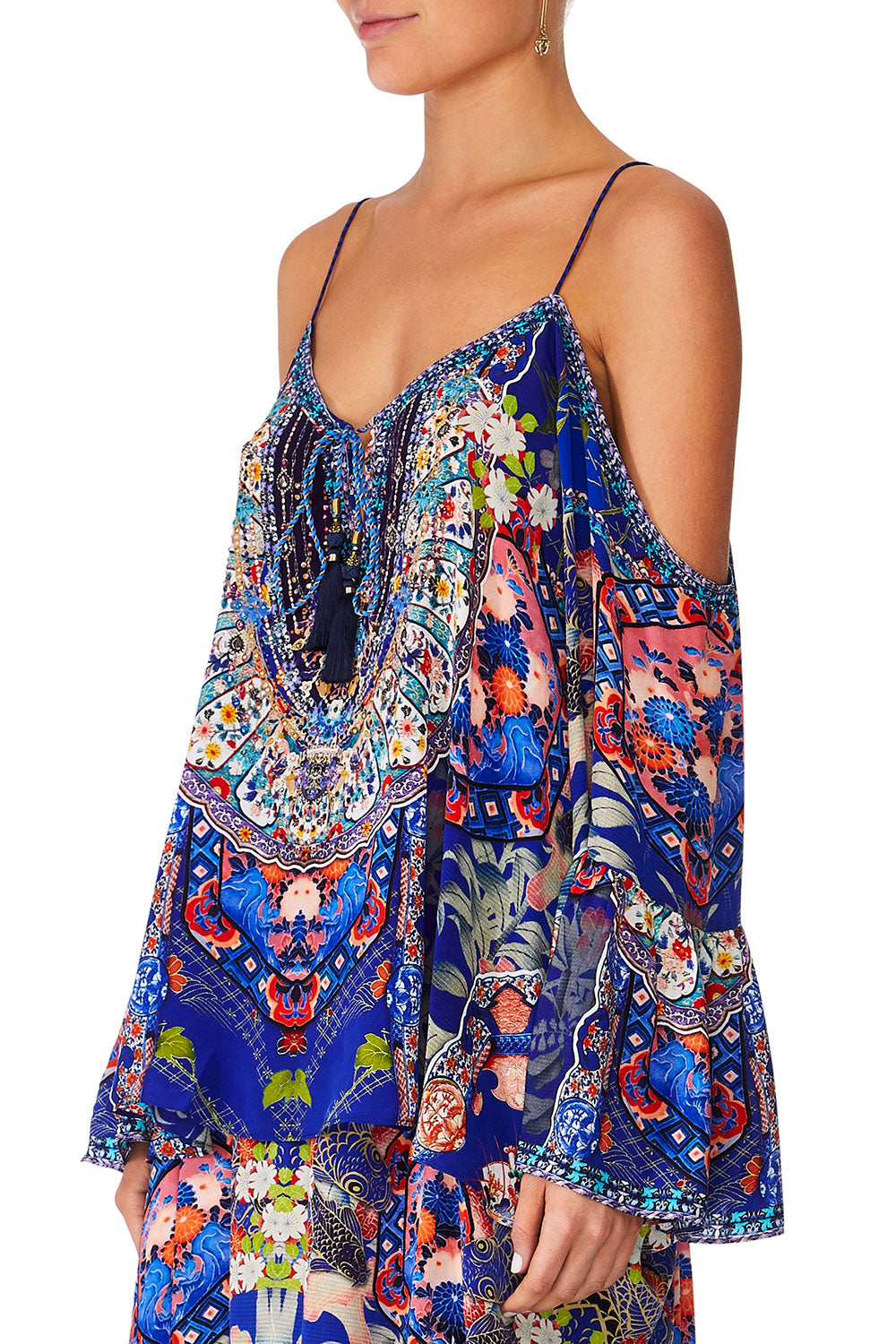 CAMILLA SATURN SISTER DROP SHOULDER TOP