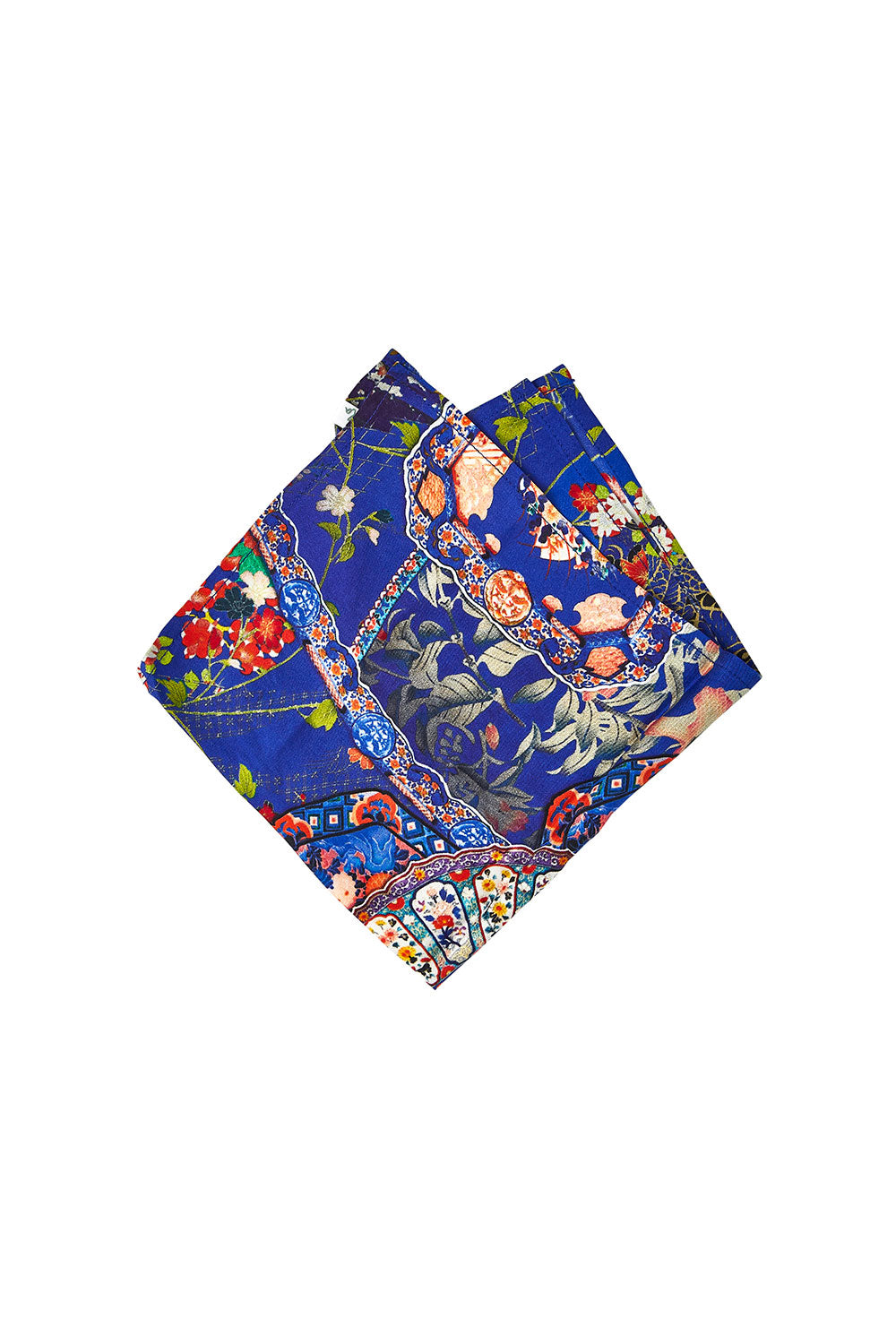 CAMILLA SATURN SISTER MENS POCKET SQUARE