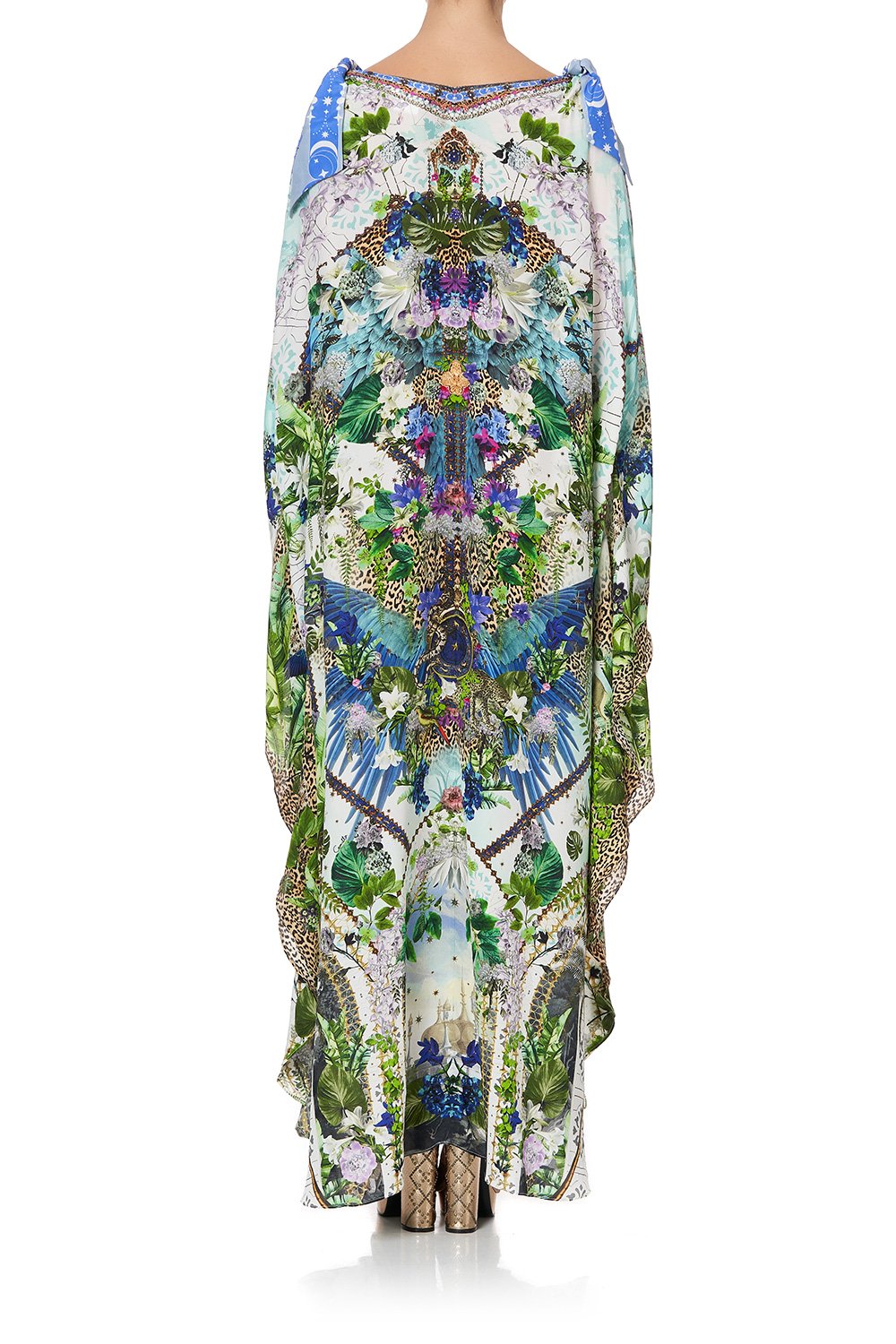 SCARF TIE KAFTAN MOON GARDEN