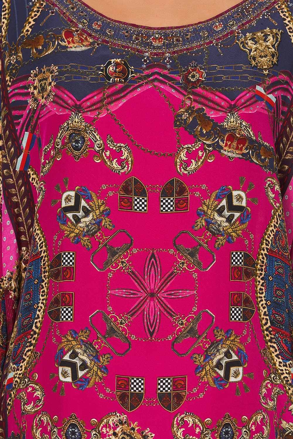 SCOOP BACK HEM DRESS DINING HALL DARLING