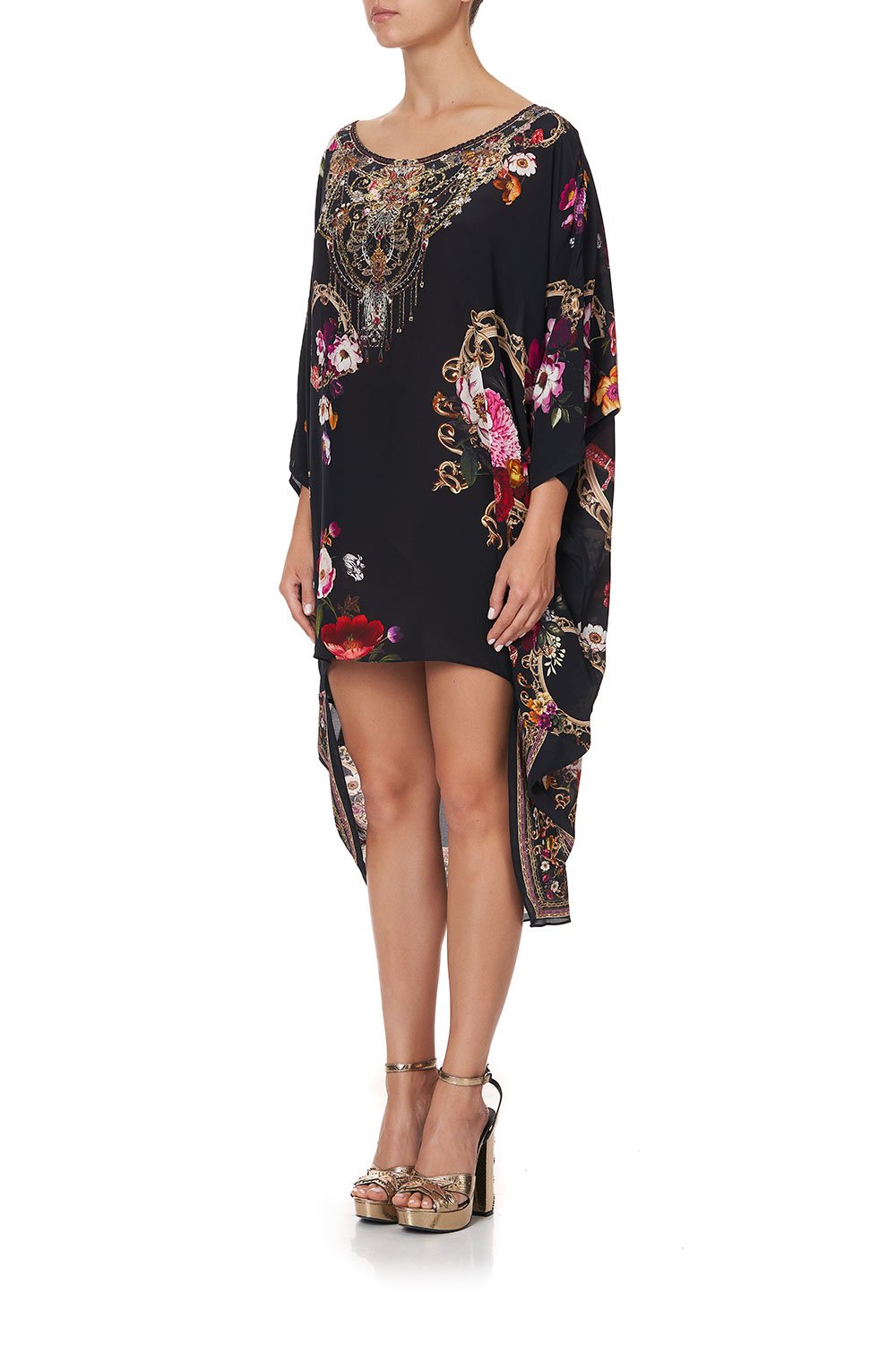 SCOOP BACK HEM DRESS MIRROR MIRROR