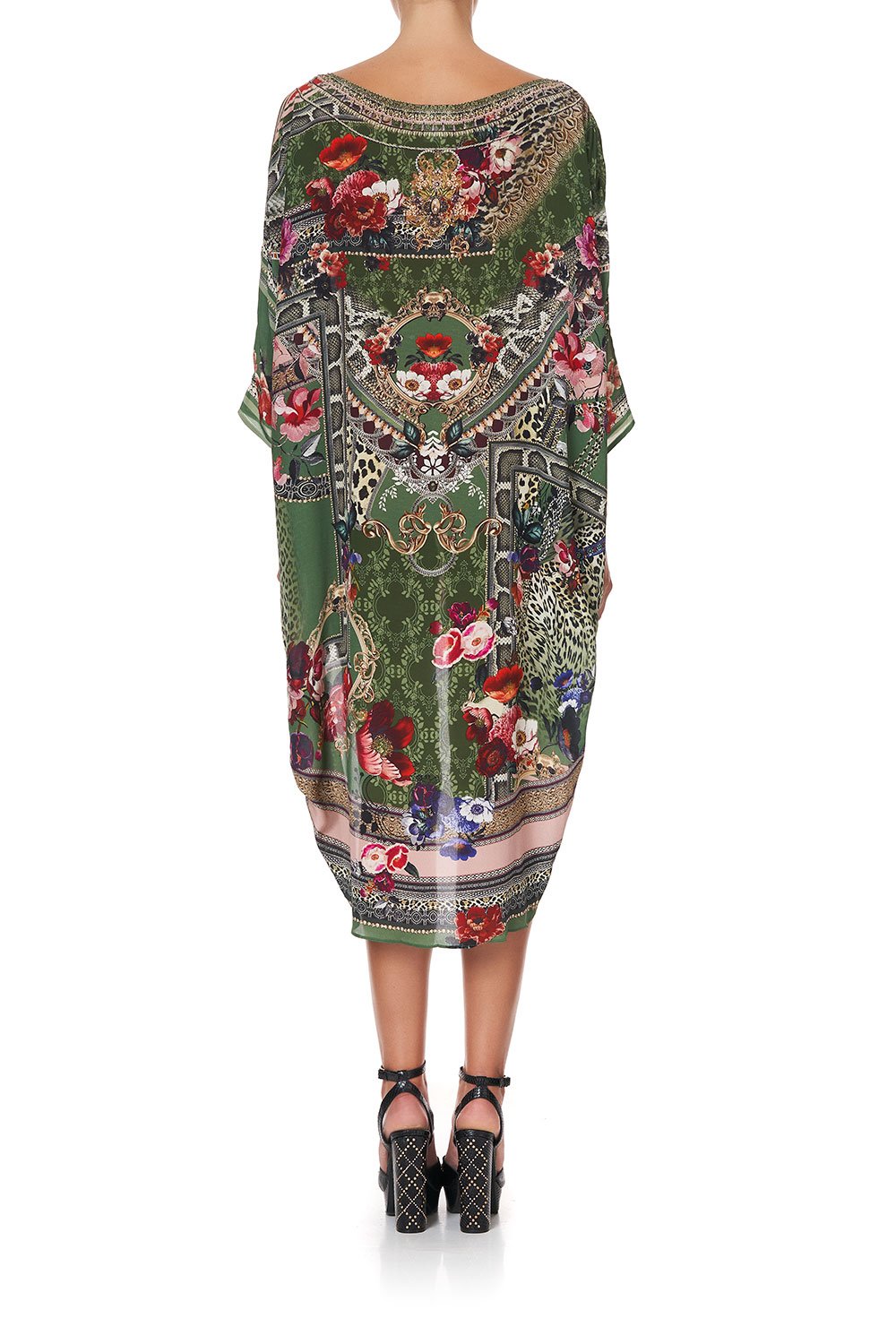 SCOOP BACK HEM DRESS TALES OF TIME