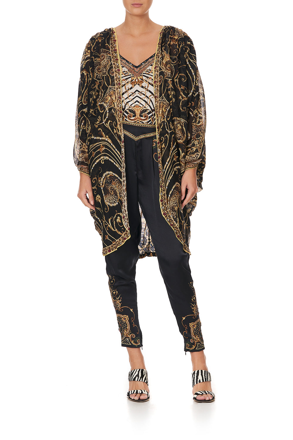 SHORT GATHERED LAYER WITH DRAPED SHOULDER STUDIO 54