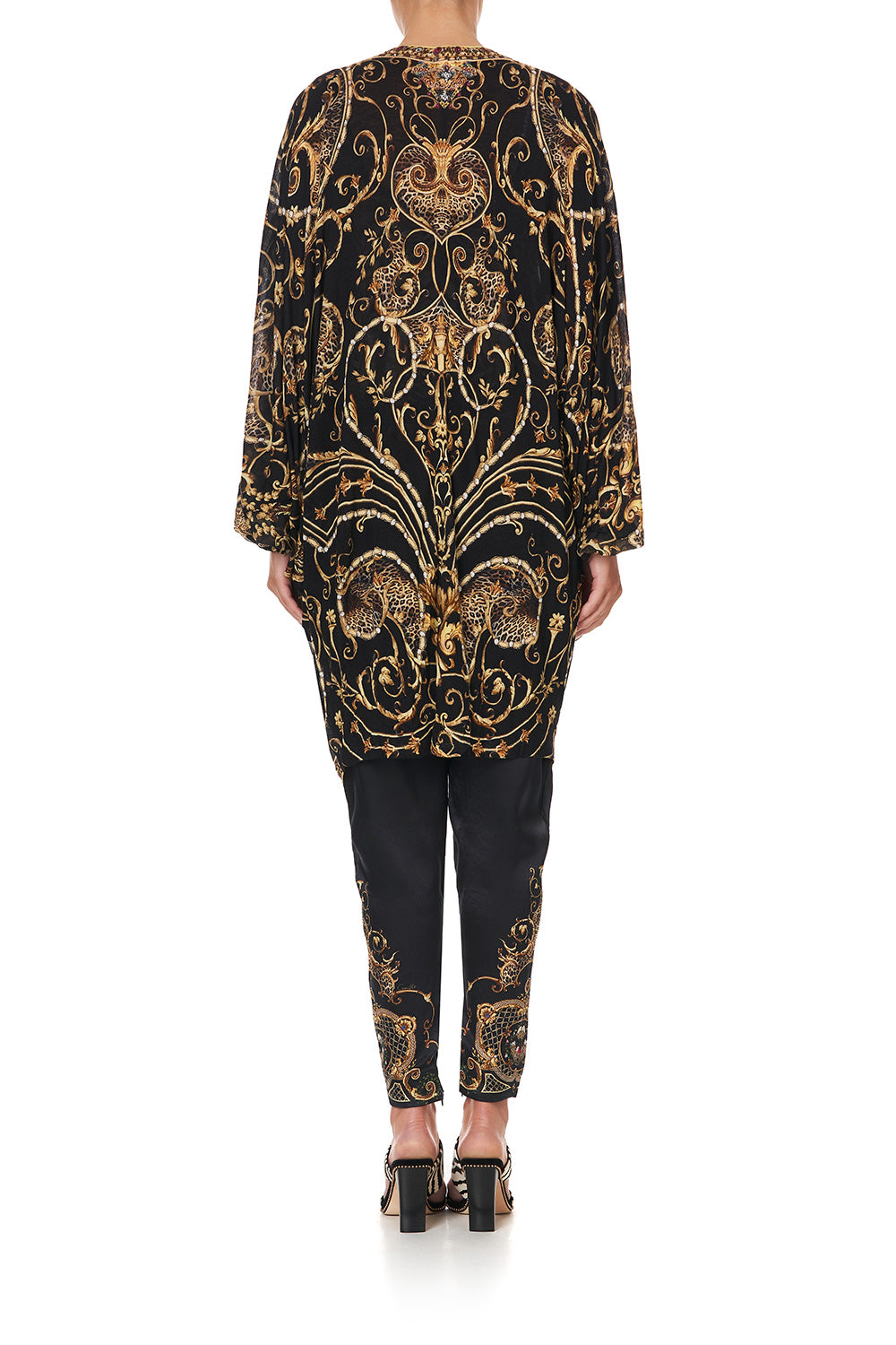 SHORT GATHERED LAYER WITH DRAPED SHOULDER STUDIO 54