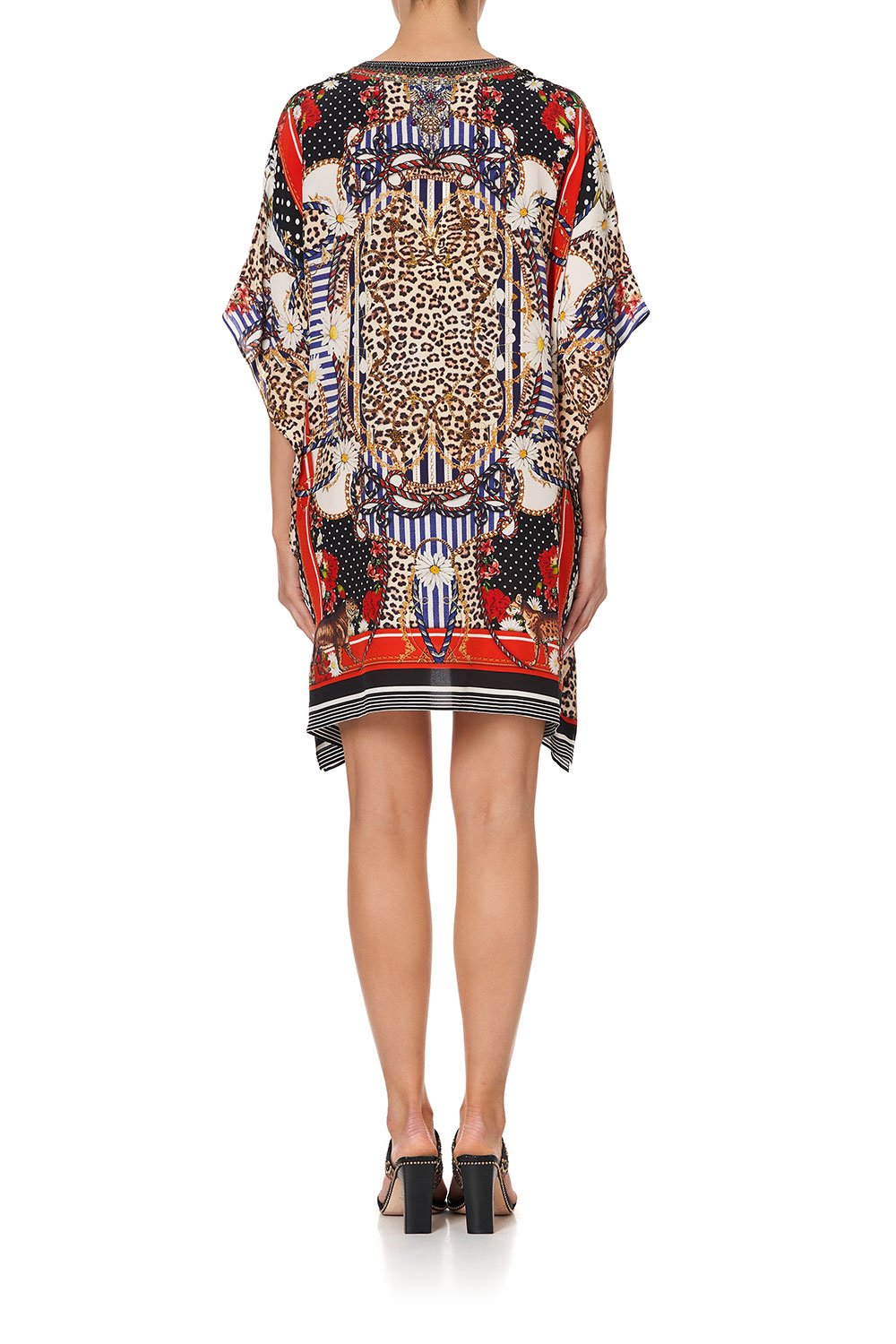 SHORT LACE UP KAFTAN DEAR BRIGITTE