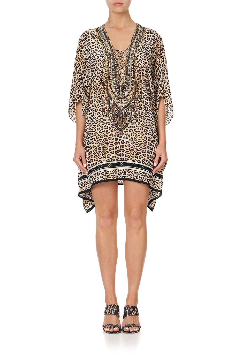 SHORT LACE UP KAFTAN SEX KITTEN