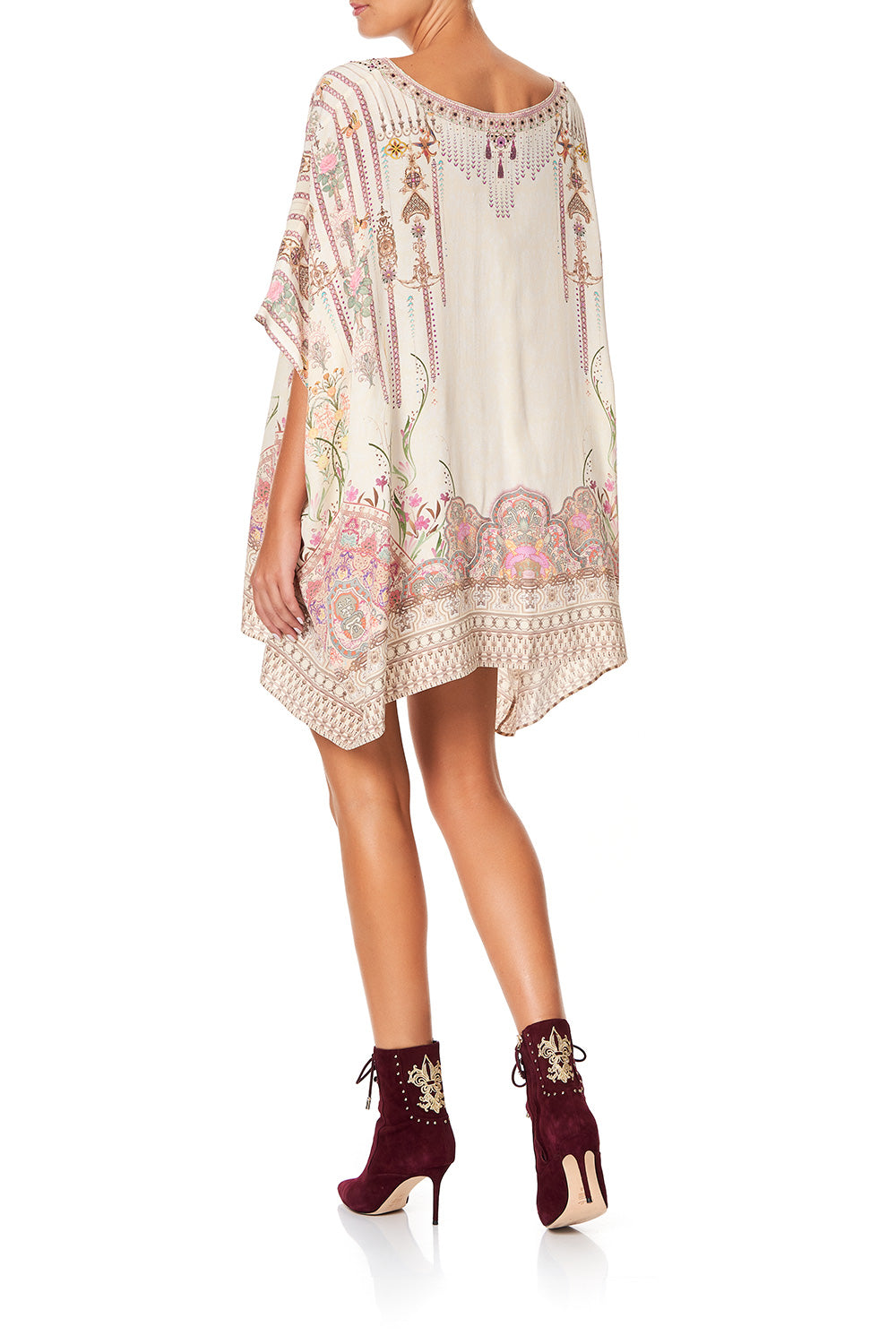 CAMILLA SHORT ROUND NECK KAFTAN GOLDEN AGE