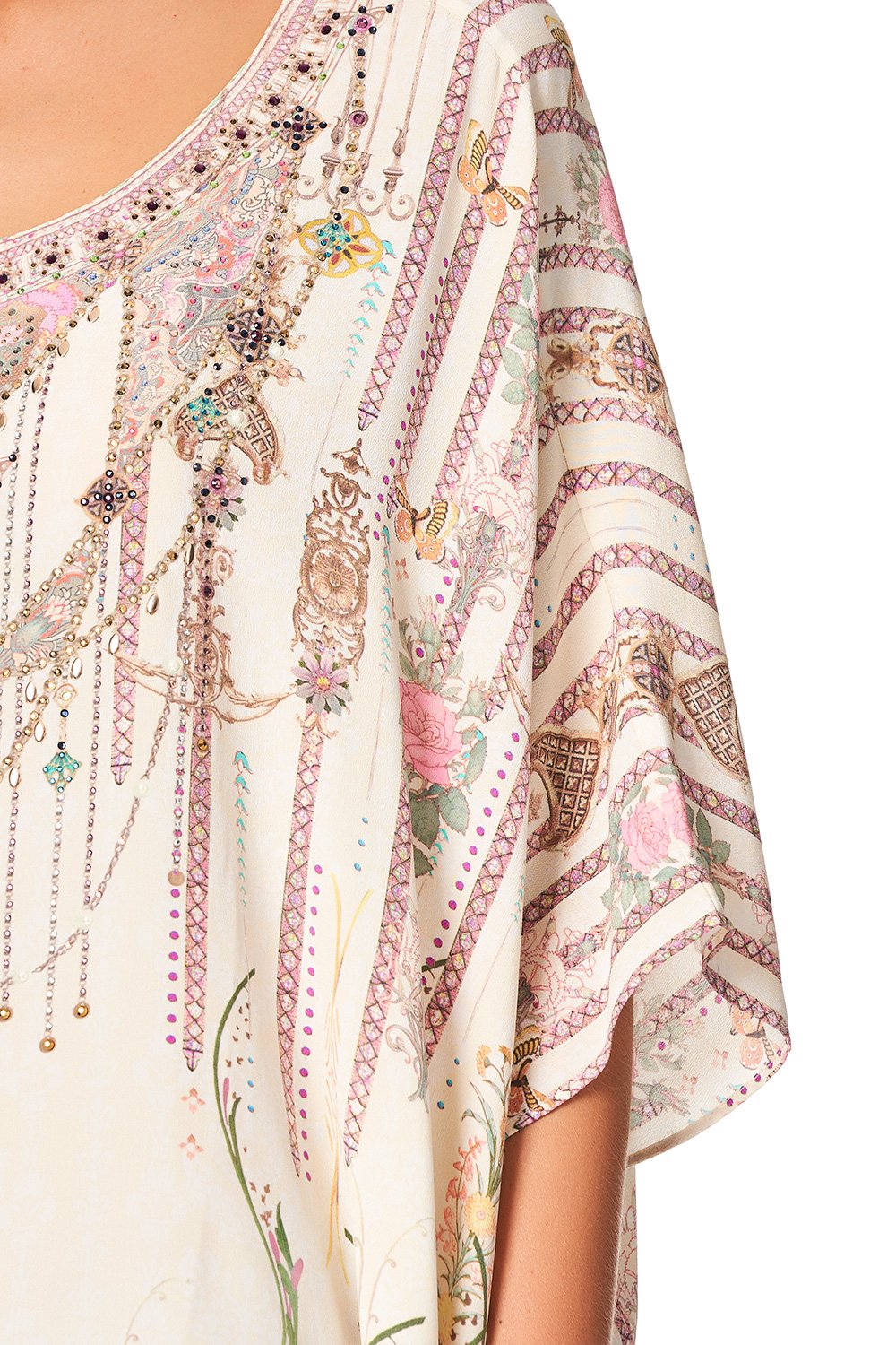 SHORT ROUND NECK KAFTAN GOLDEN AGE