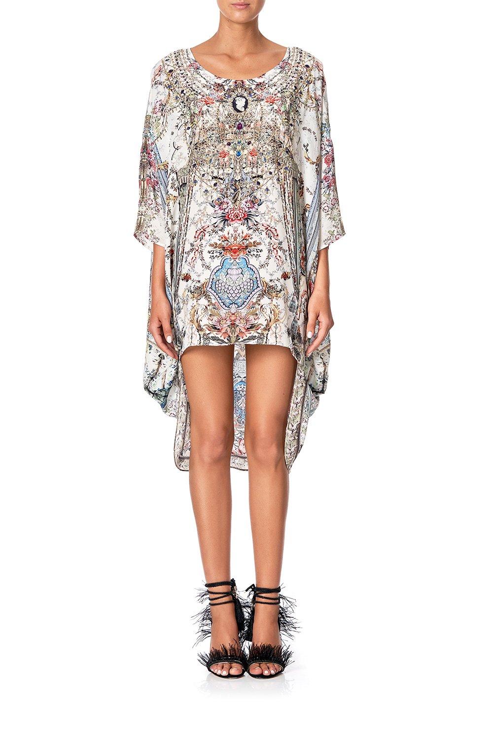 SCOOP BACK HEM DRESS SOUTHERN BELLE