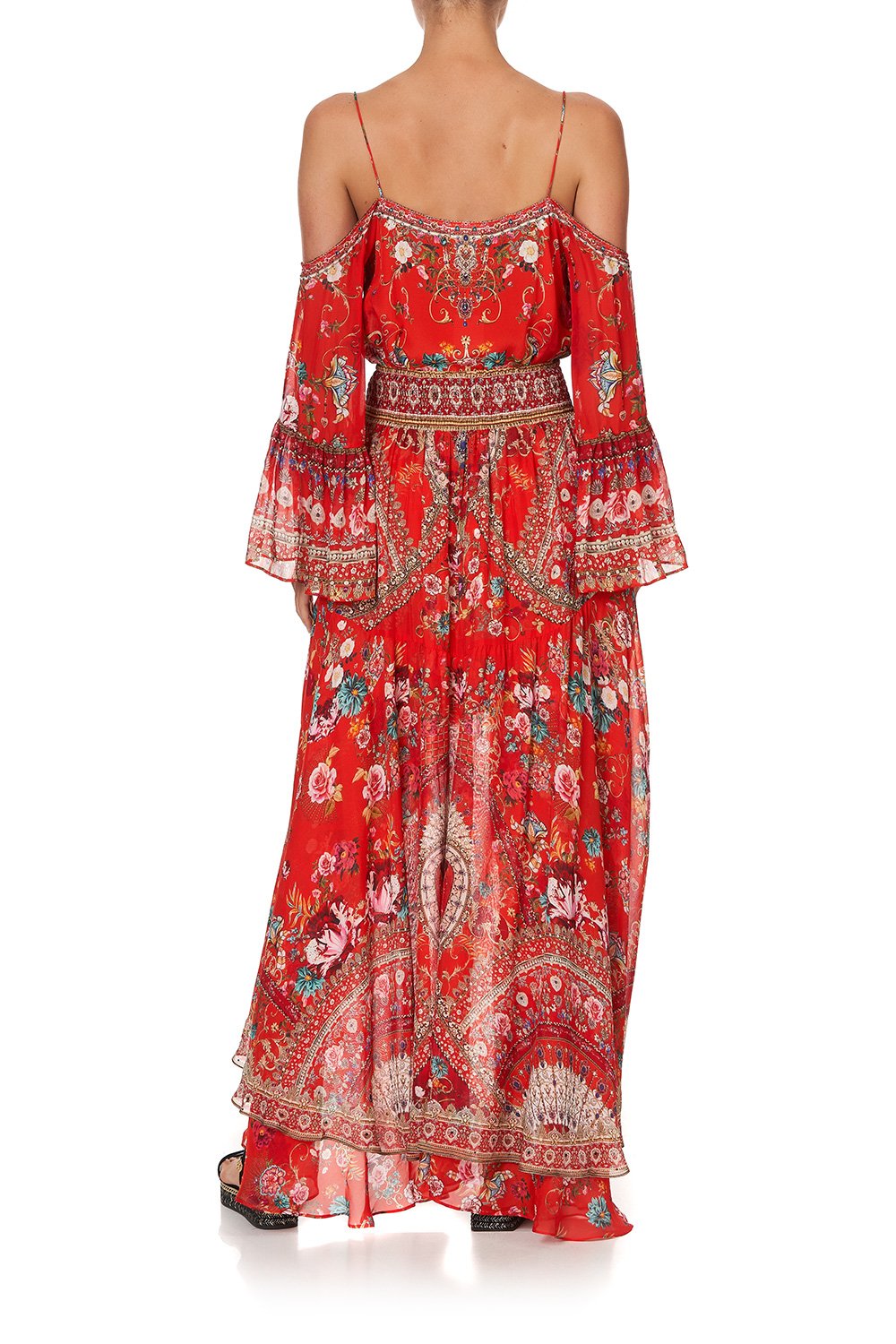 SKIRT WITH DOUBLE LAYER HEM CAMEOS CAN CAN