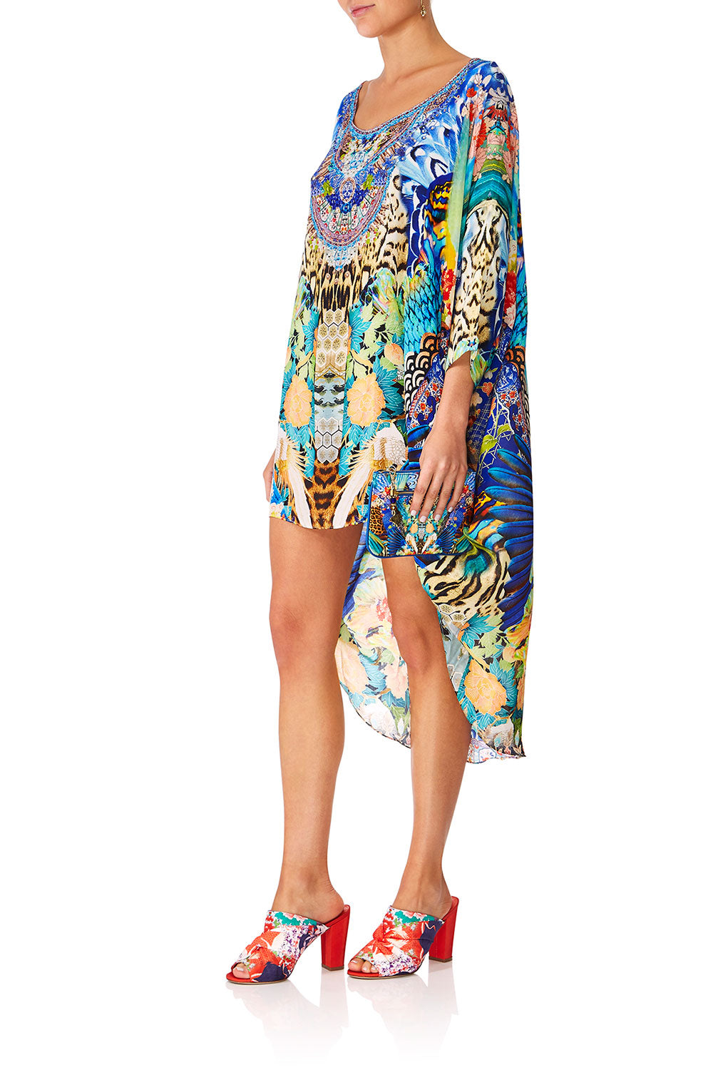 CAMILLA SPACE COWGIRL SCOOP BACK HEM DRESS