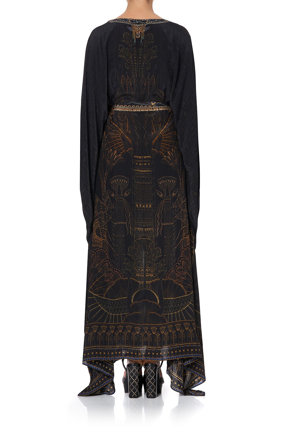 SPLIT HEM LACE UP KAFTAN COBRA KING