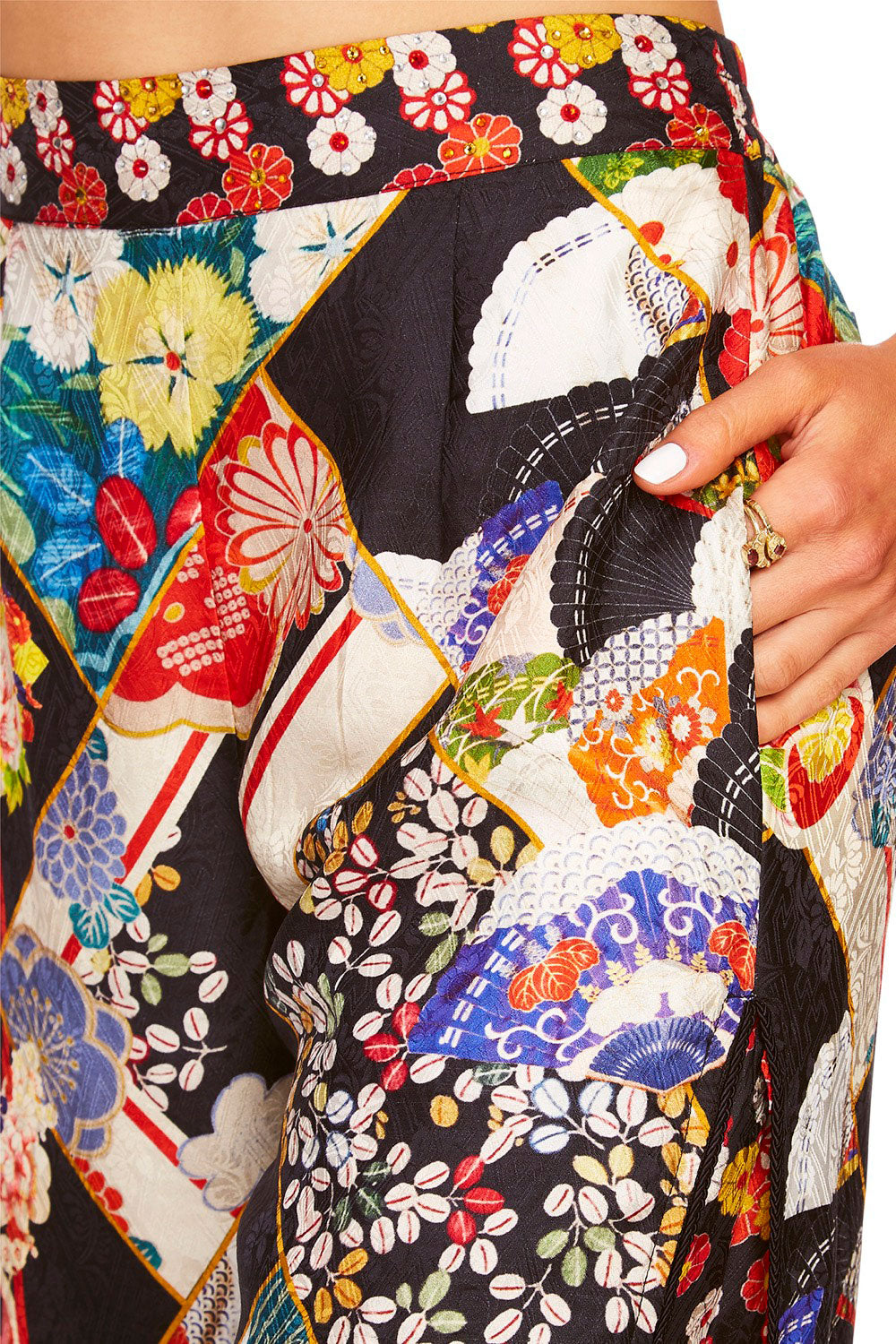 CAMILLA STAR GIRL PANTS W SIDE SPLIT