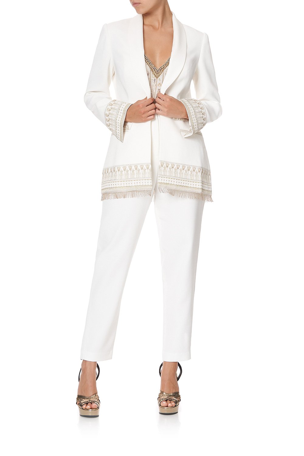 TAILORED MID LENGTH JACKET THE QUEENS CHAMBER