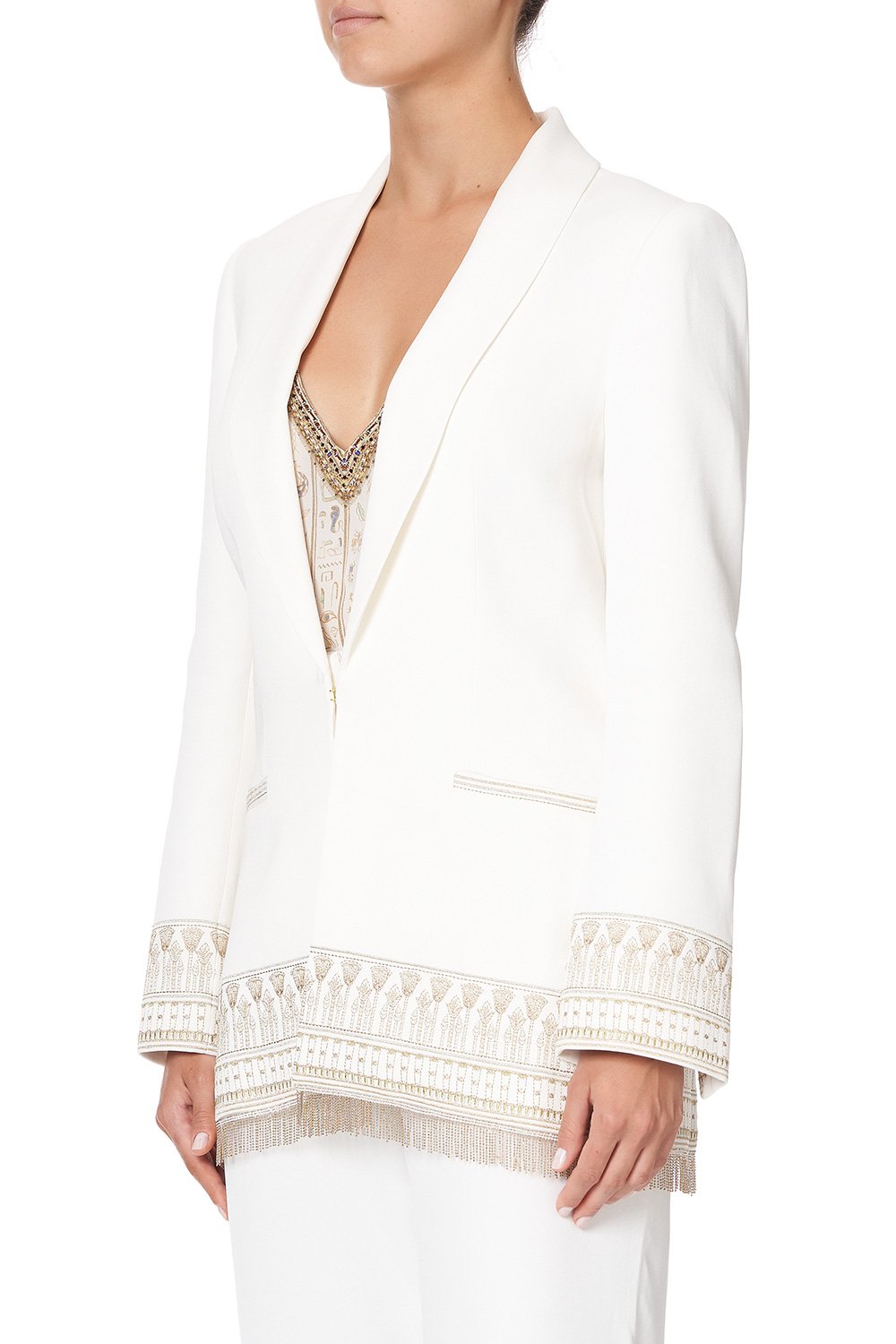 TAILORED MID LENGTH JACKET THE QUEENS CHAMBER