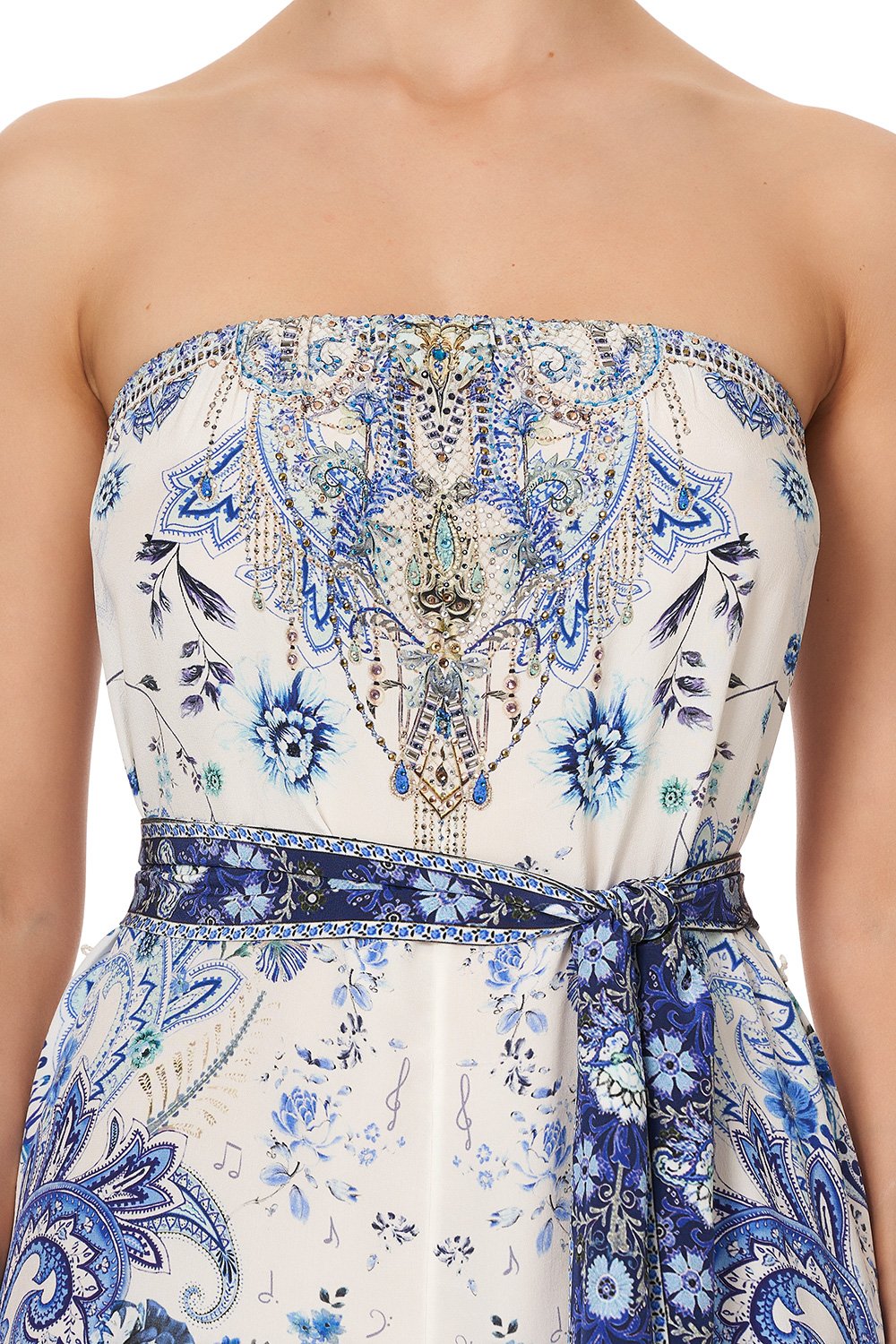 TIE WAIST STRAPLESS JUMPSUIT TALKING ABOUT A REVOLUTION