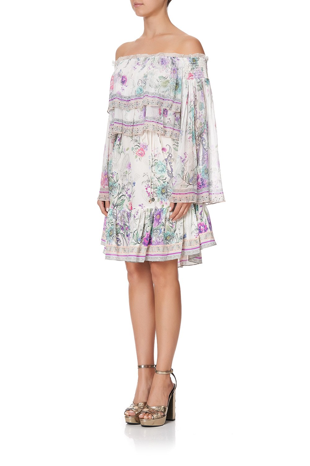 TIERED RUFFLE DRESS FOREVER FAR