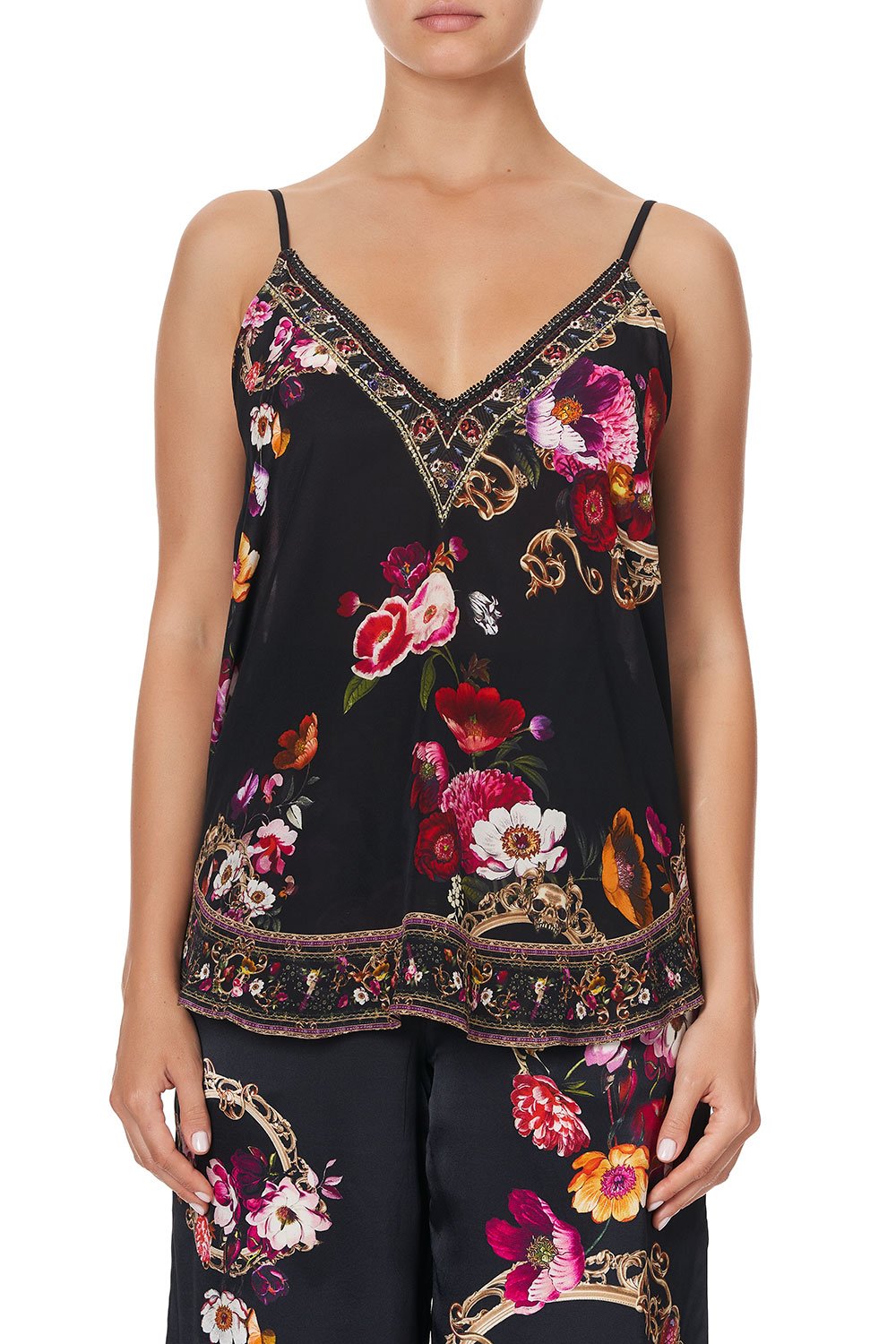 V NECK CAMI MIRROR MIRROR