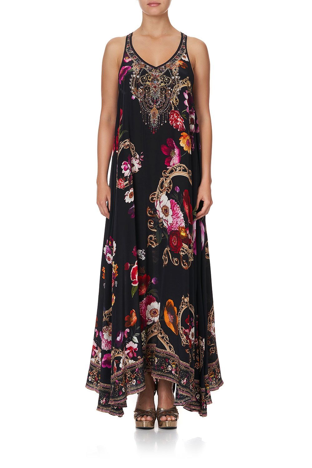 V NECK RACERBACK DRESS MIRROR MIRROR