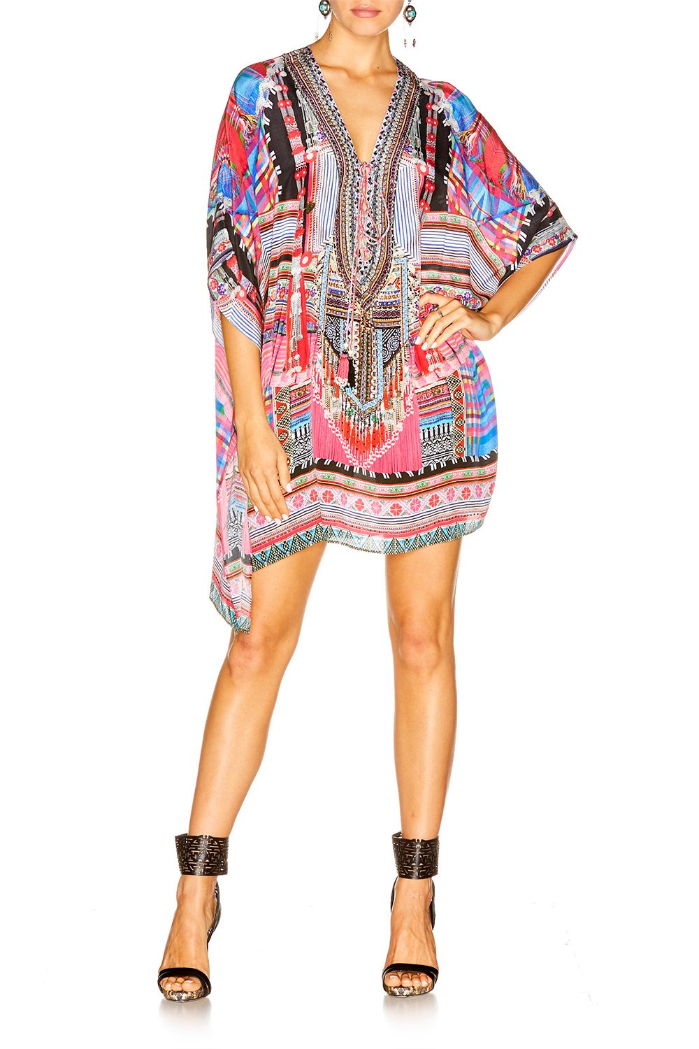 HANI HEAVEN SHORT LACE UP KAFTAN