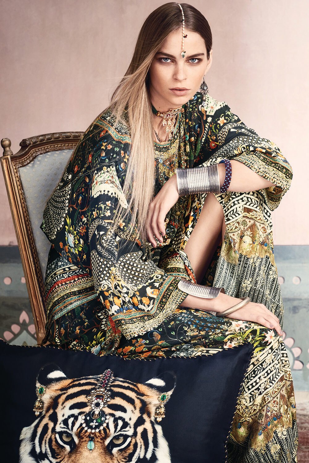 BEHIND CLOSED DOORS SPLIT POCKET DRESS