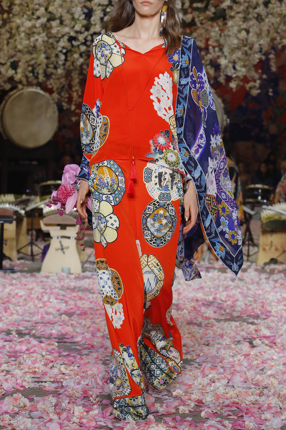 CAMILLA FOUND IN TRANSLATION WIDE LEG PANT WCUFFS