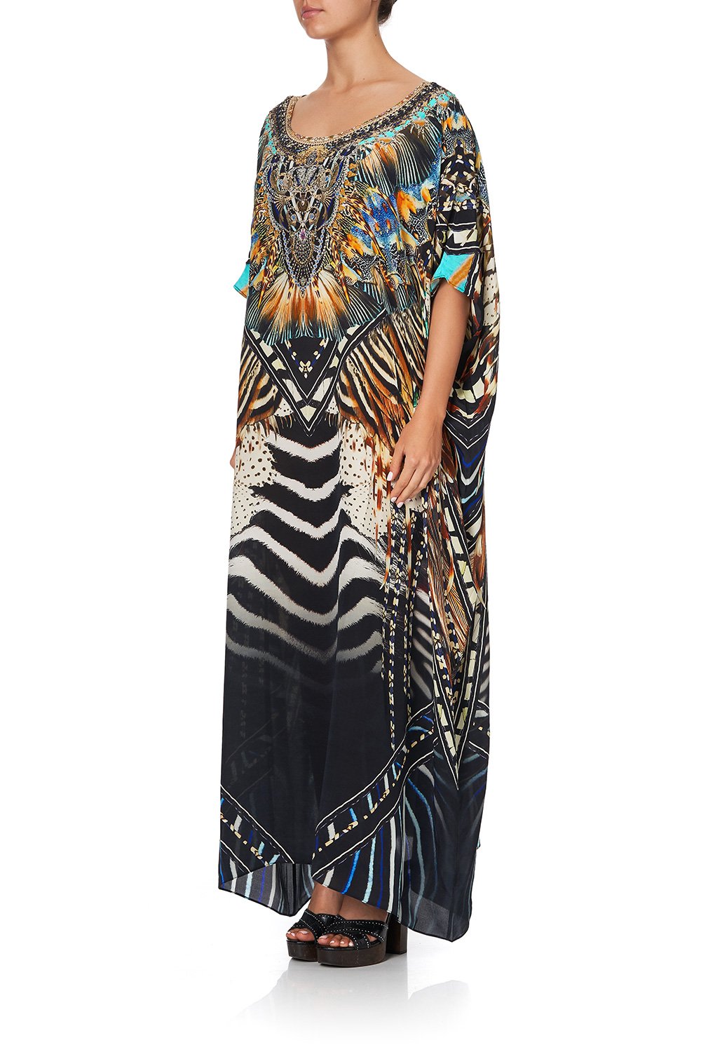 ROUND NECK KAFTAN LOST PARADISE