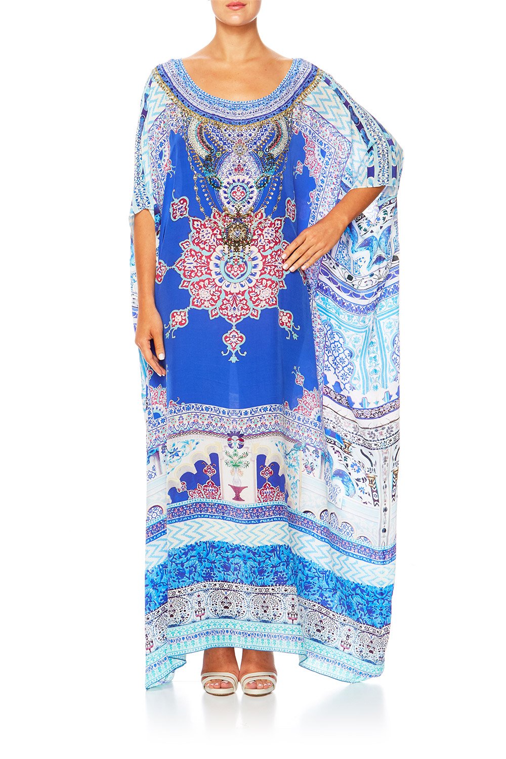 STRENGTH IN RAYS ROUND NECK KAFTAN