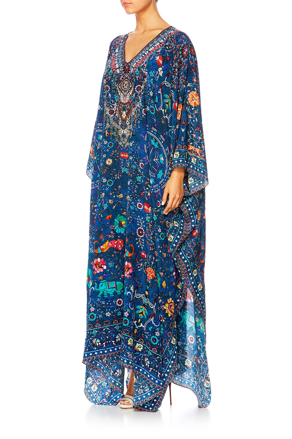 KINDNESS KALEIDOSCOPE SPLIT FRONT & SLEEVE KAFTAN