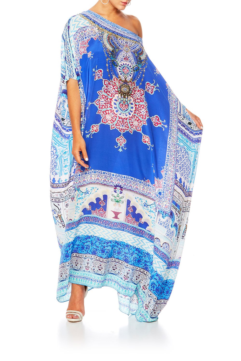 STRENGTH IN RAYS ROUND NECK KAFTAN