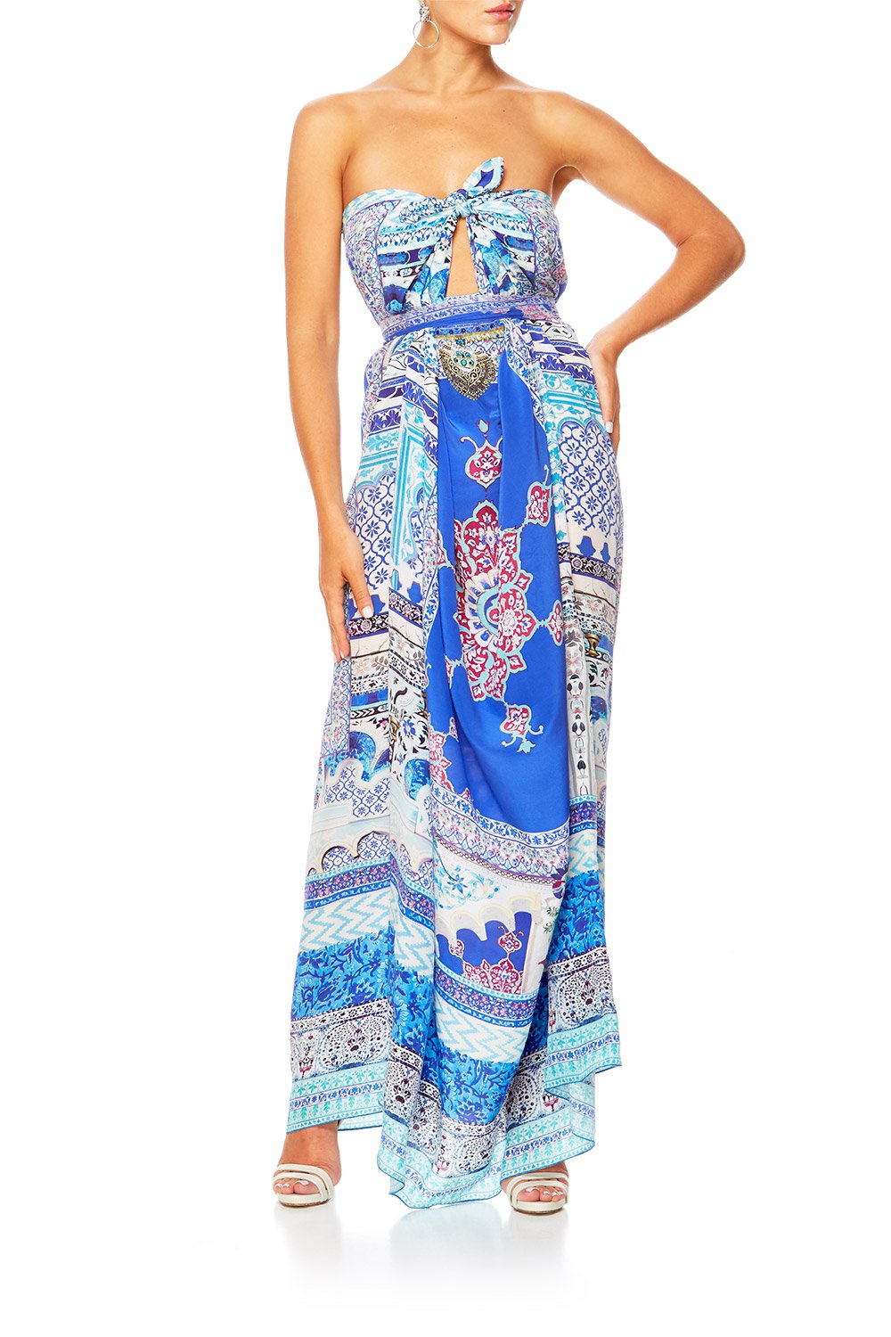 STRENGTH IN RAYS ROUND NECK KAFTAN