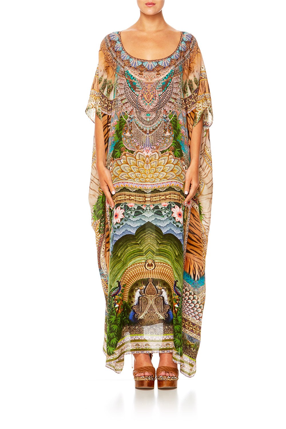 A WOMANS WISDOM ROUND NECK KAFTAN