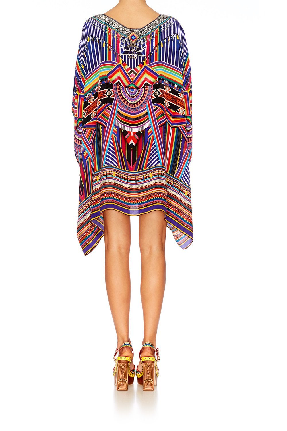 SHORT ROUND NECK KAFTAN TSACHILA BLESSING