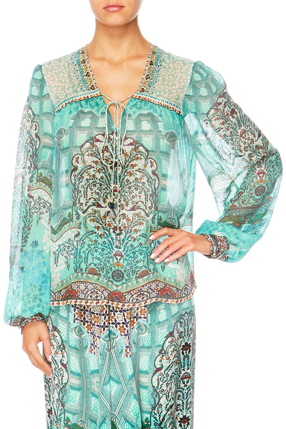 THE SPIRIT WITHIN VINTAGE BLOUSE W YOKE