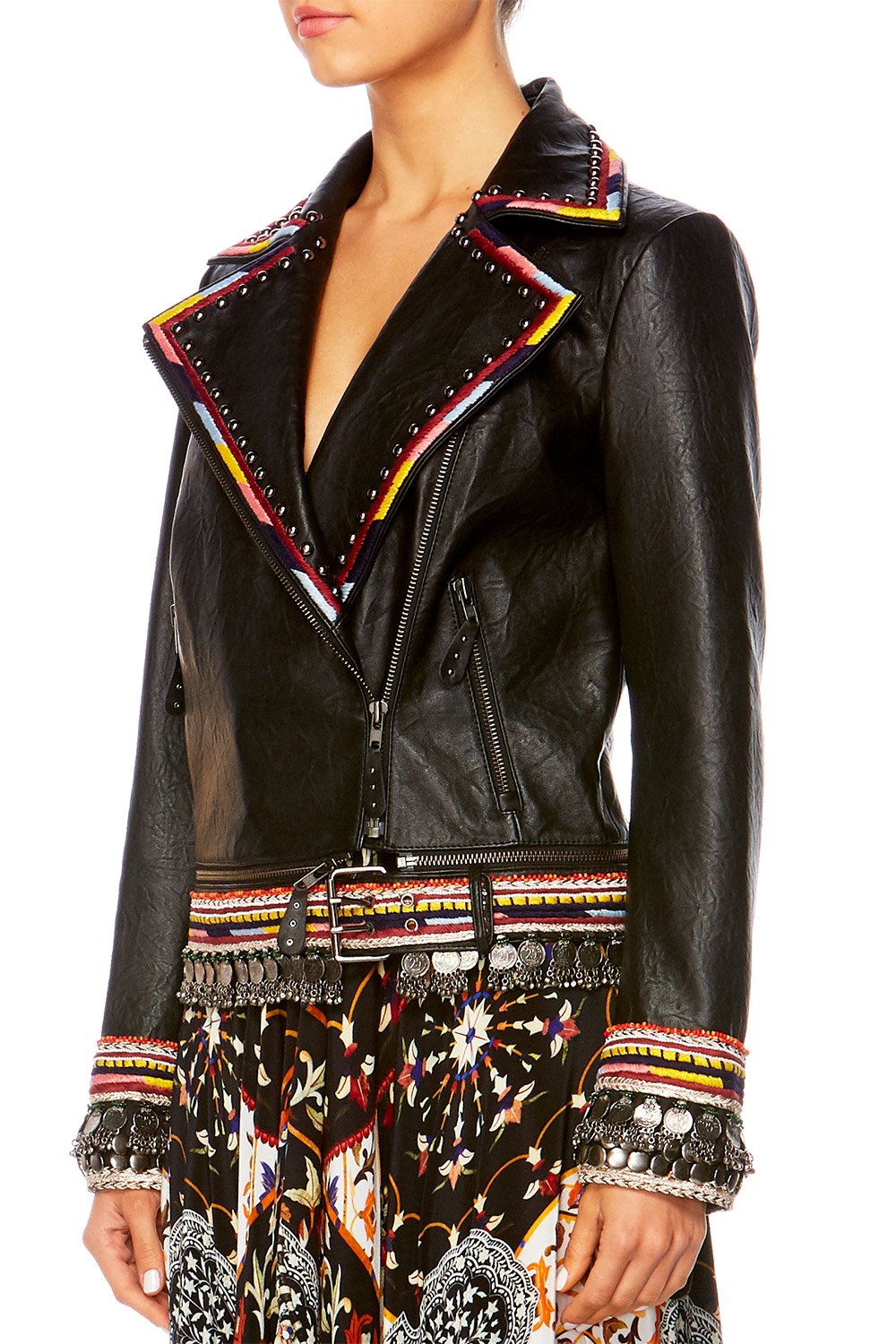 CHAMBER OF REFLECTIONS LEATHER JACKET