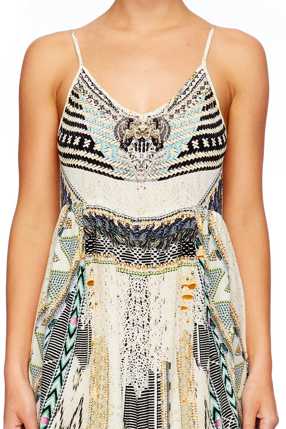 WEAVE ON GATHERED WIDE LEG JUMPSUIT