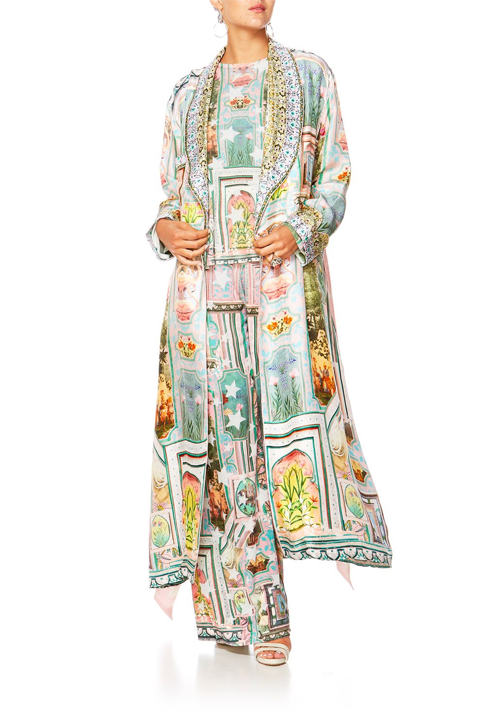 MATRIARCH MUSINGS LONG ROBE W TIE