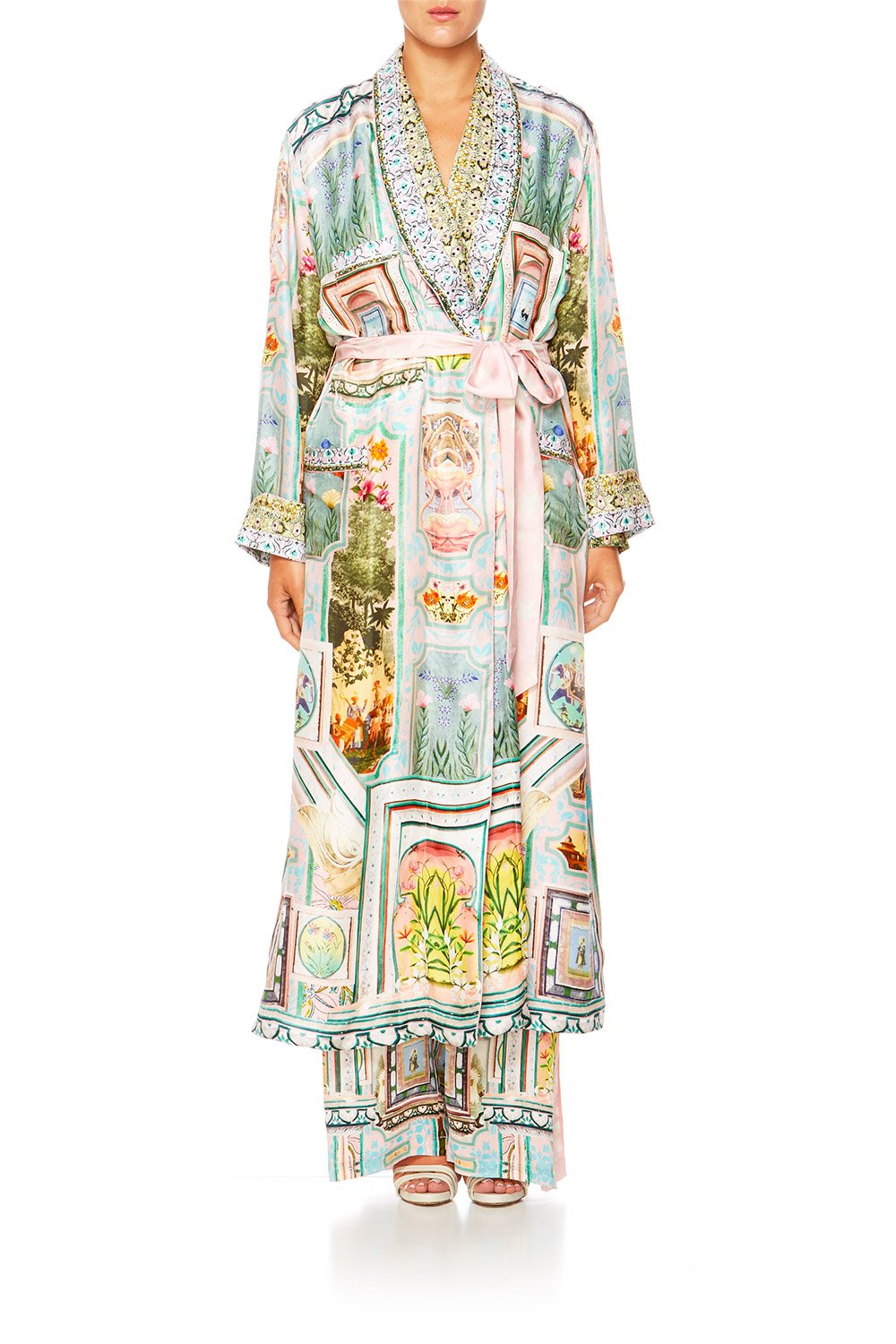 MATRIARCH MUSINGS LONG ROBE W TIE
