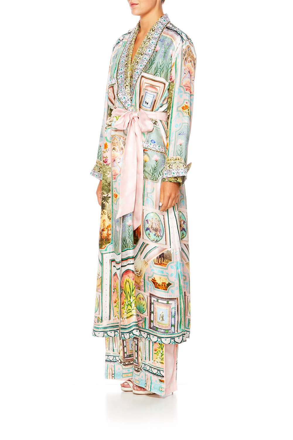 MATRIARCH MUSINGS LONG ROBE W TIE