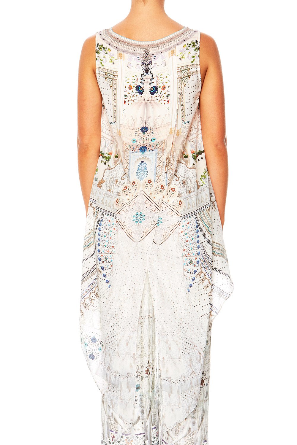 BREAKFAST WITH SILVIA V-NECK CROSS BACK TOP