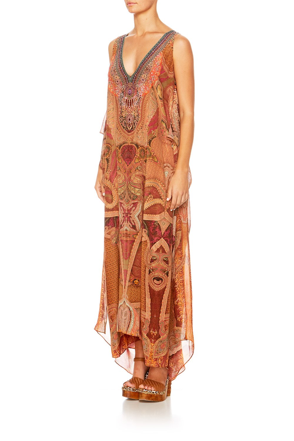 FAMILY GATHERING TIE FRONT DRESS MULTI WEAR