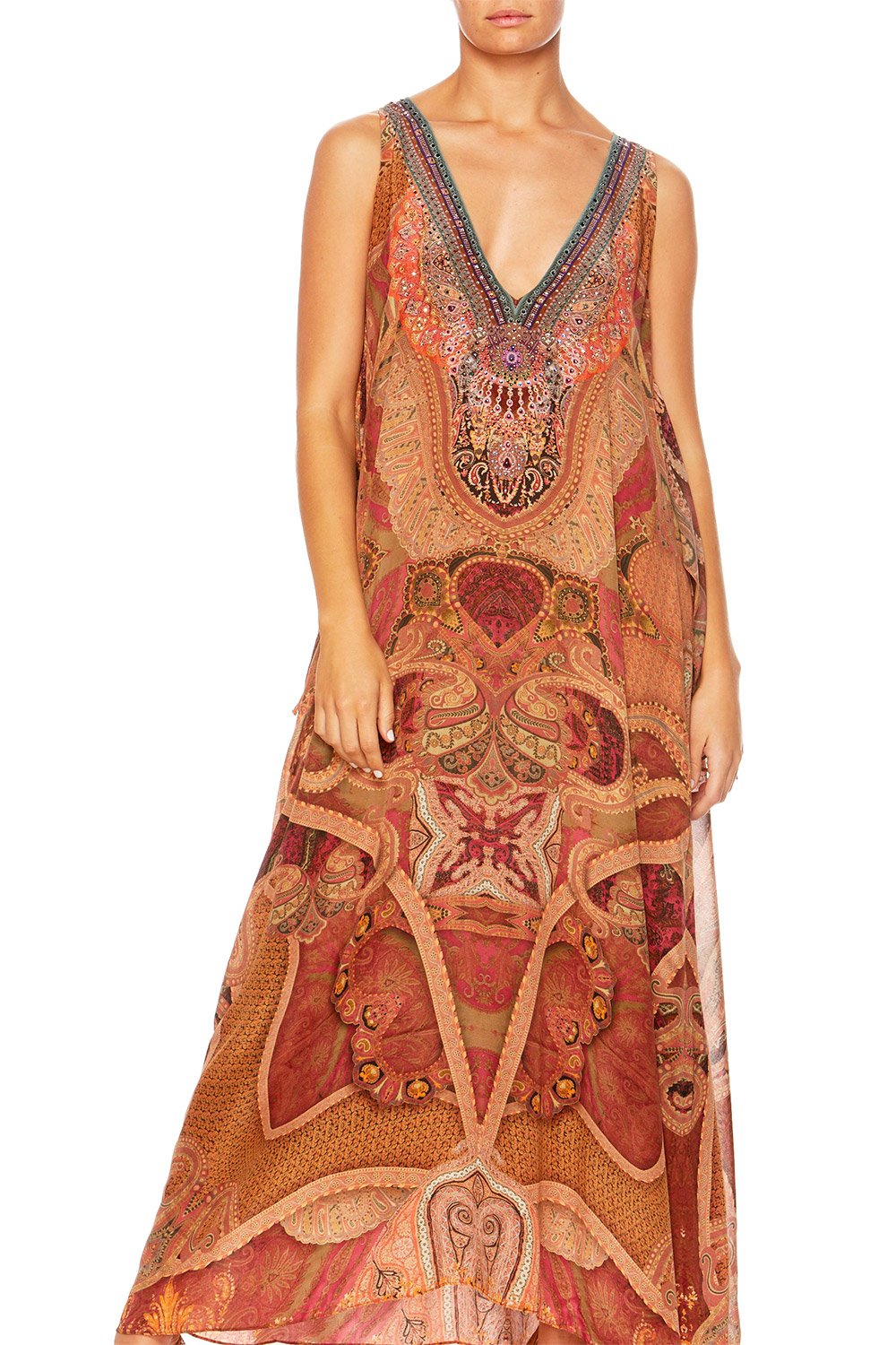 FAMILY GATHERING TIE FRONT DRESS MULTI WEAR